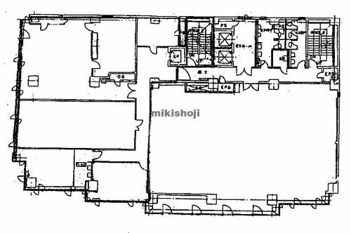 八丁堀地区の広島第一ビル 平面1