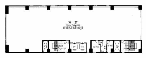 朝日ＮＸ広島ビル 平面1