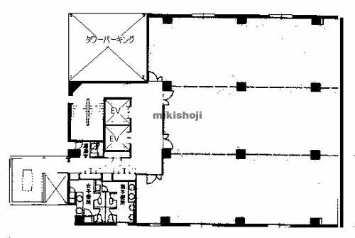 平和大通り南地区のＩ・Ｔ大手町ビル 平面1
