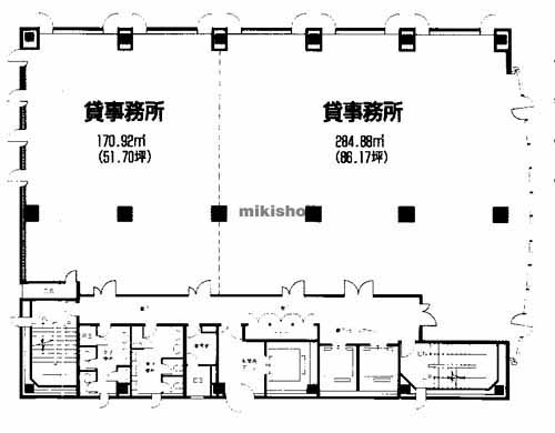あいおいニッセイ同和損保広島ＴＹビル 平面1