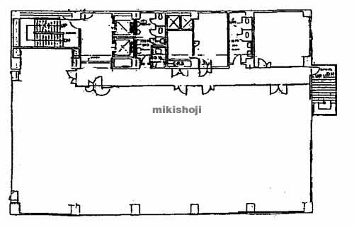 久留米市全域の久留米センタービル 平面1