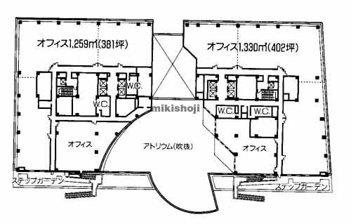 アクロス福岡 平面1