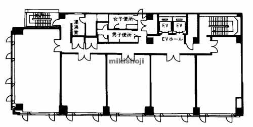 その他宮崎県の損保ジャパン延岡ビル 平面1