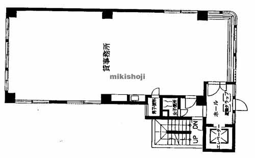 祇園・呉服町のプログレススペースⅡ 平面1