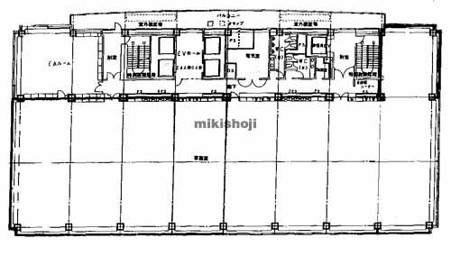 中央区その他の東芝福岡ビル 平面1