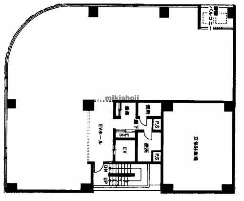 平和大通り南地区の国泰寺信愛ビル 平面1