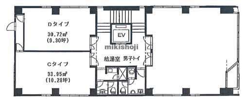 博多駅東・駅南の博多駅ＪＳビル 平面1