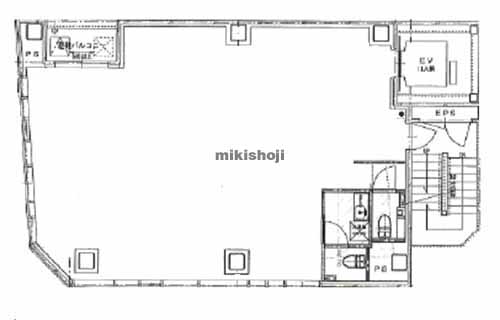 博多駅前・中央街のＦＬ　ＢＬＤ．１ 平面1