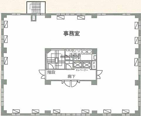 飯田橋ｉ－ＭＡＲＫ　ＡＮＮＥＸ 平面1