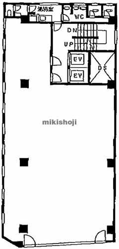 日本橋本町の市橋ビル 平面1