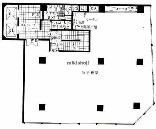 銀座のＤＫビル 平面1