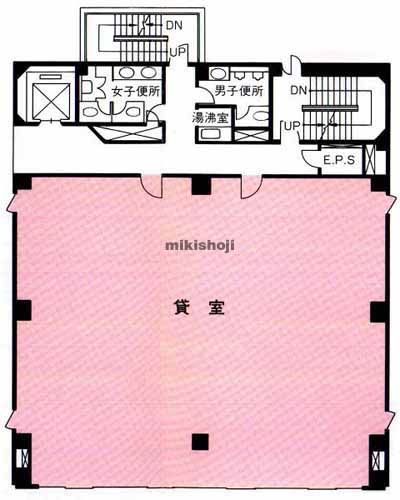 東五反田のＴＨＥ　ＧＡＴＥ　ＧＯＴＡＮＤＡ　ＥＡＳＴ 平面1