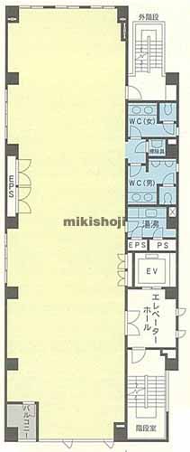 四谷の細井ビル 平面1