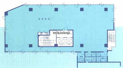 荒木町・四谷三栄町の第３山田ビル 平面1
