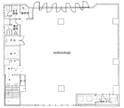 神田神保町の和栗ハトヤビル 平面1