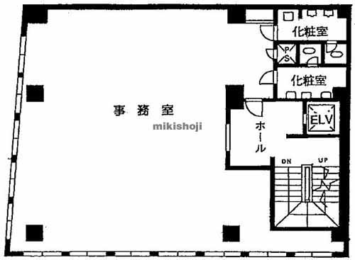 二番町・三番町・六番町の山陽六番町ビル 平面1