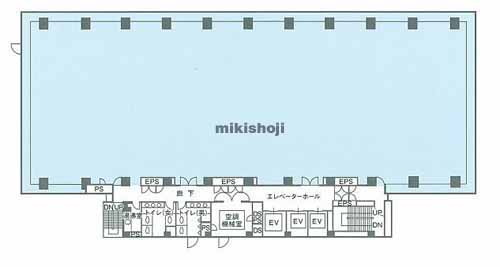 東品川のリバーサイド品川港南ビル 平面1