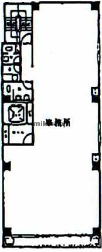 小伝馬町・大伝馬町のニッケイビル 平面1