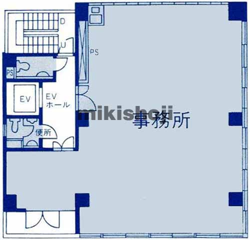 神田紺屋町・神田富山町・神田東松下町のＵ　ｂｉｚ　神田千桜 平面1