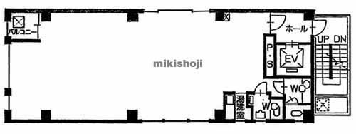 新橋の石井ビル 平面1