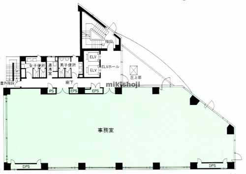 神田紺屋町・神田富山町・神田東松下町の神田金子ビル 平面1