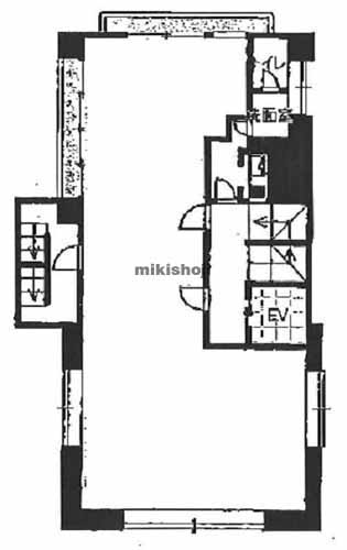 大久保のワールドビジネスセンター新宿 平面1