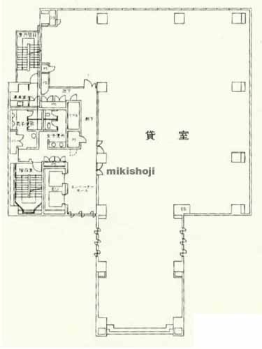 小伝馬町・大伝馬町の小伝馬町新日本橋ビルディング 平面1
