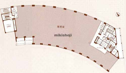 北品川のセントラル品川御殿山ビル 平面1