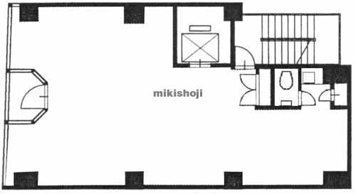 銀座のゑり円ビル 平面1