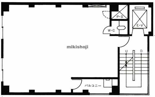 銀座の渡辺データビル 平面1