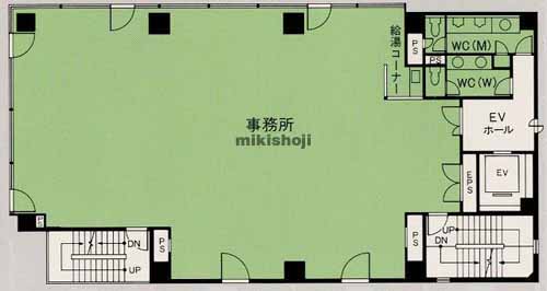 日本橋箱崎町・中洲のＩＴＯビル 平面1