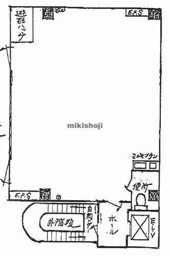 入船・新富の新富３Ｔビル 平面1