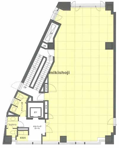 八丁堀のＪＲ八丁堀ビル 平面1