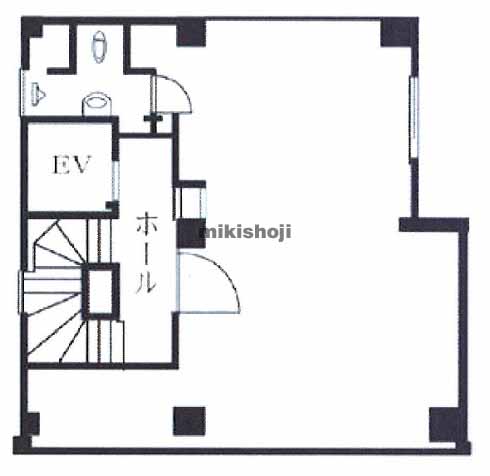 新橋の亀田ビル 平面1