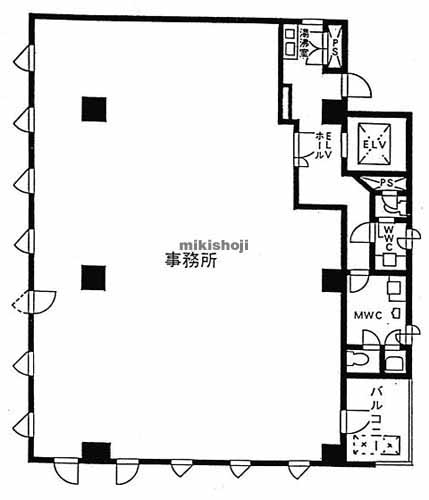 芝のＫＴＴビル 平面1