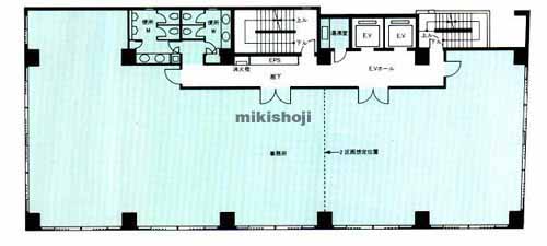 二番町・三番町・六番町の番町フィフスビル 平面1