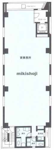 西麻布のケイズ西麻布ビル 平面1