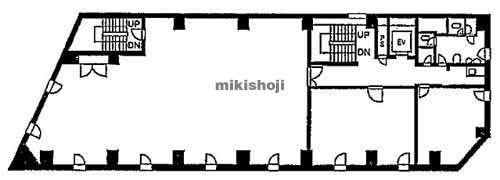 日本橋小綱町・蛎殻町の森友第一ビル 平面1