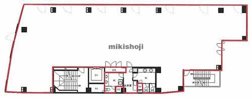 隼町・平河町のいちご半蔵門ビル 平面1