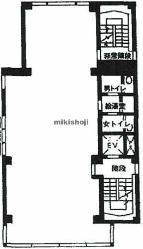 築地のイセツネビル 平面1