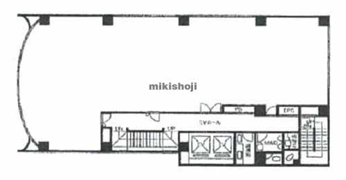 新宿・歌舞伎町の＠ＷＯＲＫ　ＳＨＩＮＪＵＫＵＧＹＯＥＮ 平面1