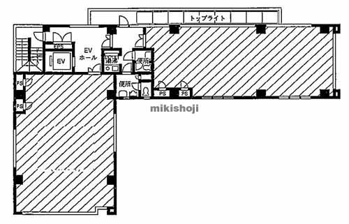 麹町のシエルブルー麹町 平面1