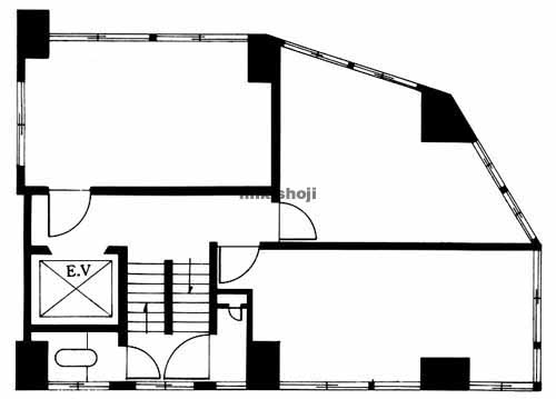 新川のＡＵＢＥ新川ビル 平面1