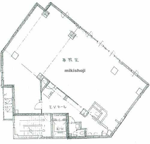 海岸・芝浦のダイトー本社ビル別館 平面1