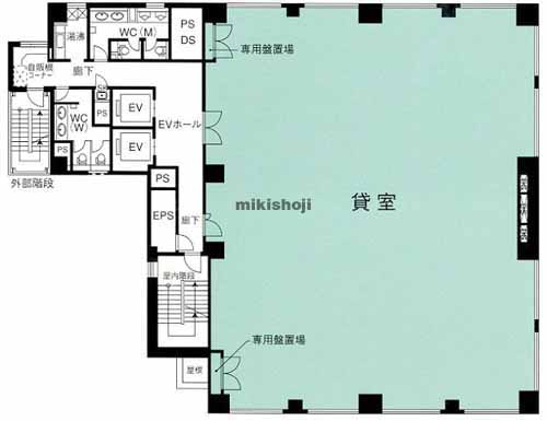 神田錦町・一ツ橋の安田グリーンパーク 平面1
