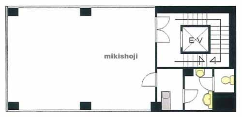 東池袋の第２はやかわビル 平面1