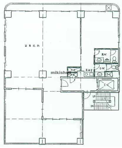 荒木町・四谷三栄町のロイクラトン四谷 平面1