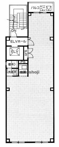 箪笥町・矢来町の榎町ビル 平面1