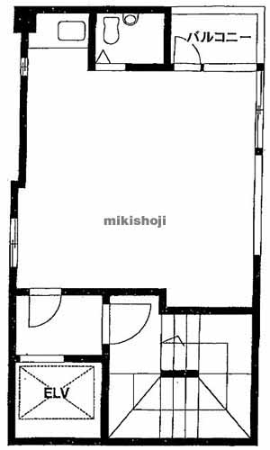 日本橋人形町・堀留町・小舟町・富沢町の堀留寿ビル 平面1