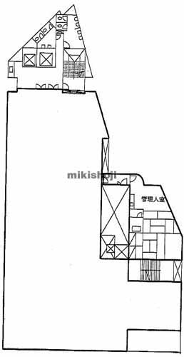 神宮前のジブラルタ生命原宿ビル 平面1
